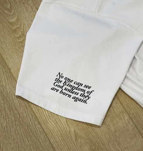 🅱️ BORN AGAIN TEE – WHITE